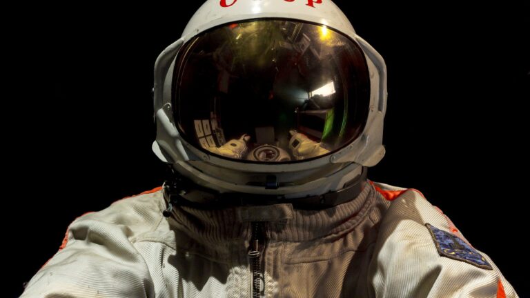person in astronaut suit