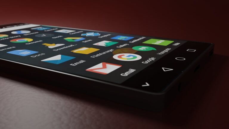 black android smartphone