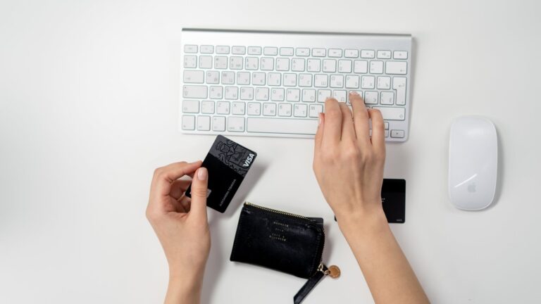 person shopping online